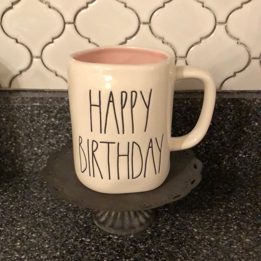 RESERVED 2 Rae Dunn HAPPY BIRTHDAY Mugs!🎈 🎂